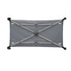 Patut pliant, Lionelo, Stefi, Cu un nivel, Cu intrare laterala cu fermoar, 2 roti, 120x60 cm, Conform cu standardul european de securitate EN 716, Yellow Lemon