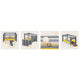 Patut pliant, Lionelo, Stefi, Cu un nivel, Cu intrare laterala cu fermoar, 2 roti, 120x60 cm, Conform cu standardul european de securitate EN 716, Yellow Lemon
