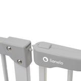 Poarta de siguranta, Lionelo, Truus Slim Led, Prin presiune, Cu lumina Led cu senzor, 105 cm, Conform cu standardul european de securitate EN1930, Gri