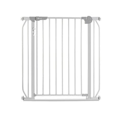 Poarta de siguranta, Lionelo, Truus Slim Led, Prin presiune, Cu lumina Led cu senzor, 105 cm, Conform cu standardul european de securitate EN1930, Gri