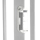 Poarta de siguranta, Lionelo, Truus Slim Led, Cu suruburi, Cu lumina Led cu senzor, 105 cm, Conform cu standardul european de securitate EN1930, Gri