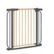 Poarta de siguranta, Lionelo, Truus Slim, Prin presiune, 105 cm, Conform cu standardul europeane de securitate EN1930, Gri/Natur