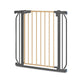Poarta de siguranta, Lionelo, Truus Slim, Prin presiune, 105 cm, Conform cu standardul europeane de securitate EN1930, Gri/Natur