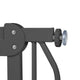 Poarta de siguranta, Lionelo, Truus Slim, Prin presiune, 105 cm, Conform cu standardul europeane de securitate EN1930, Gri/Natur