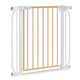 Poarta de siguranta, Lionelo, Truus Slim, Prin presiune, 105 cm, Conform cu standardul europeane de securitate EN1930, Gri/Natur