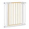 Poarta de siguranta, Lionelo, Truus Slim, Prin presiune, 105 cm, Conform cu standardul europeane de securitate EN1930, Gri/Natur