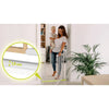 Poarta de siguranta, Lionelo, Truus Slim, Prin presiune, 105 cm, Conform cu standardul europeane de securitate EN1930, Gri/Natur