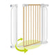 Poarta de siguranta, Lionelo, Truus Slim, Prin presiune, 105 cm, Conform cu standardul europeane de securitate EN1930, Gri/Natur