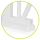 Poarta de siguranta, Lionelo, Truus Slim, Prin presiune, 105 cm, Conform cu standardul europeane de securitate EN1930, Gri/Natur
