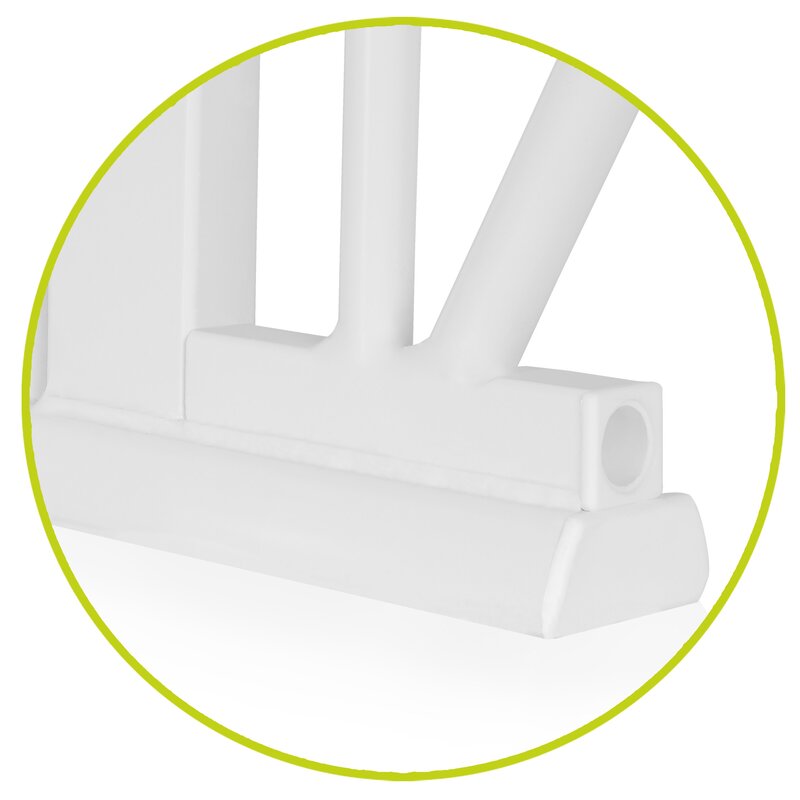Poarta de siguranta, Lionelo, Truus Slim, Prin presiune, 105 cm, Conform cu standardul europeane de securitate EN1930, Gri/Natur - gogobaby.ro