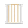 Poarta de siguranta, Lionelo, Truus Slim, Prin presiune, 105 cm, Conform cu standardul europeane de securitate EN1930, Gri/Natur