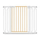 Poarta de siguranta, Lionelo, Truus Slim, Prin presiune, 105 cm, Conform cu standardul europeane de securitate EN1930, Gri/Natur