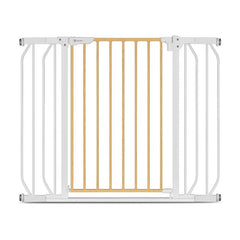 Poarta de siguranta, Lionelo, Truus Slim, Prin presiune, 105 cm, Conform cu standardul europeane de securitate EN1930, Gri/Natur