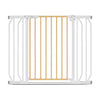 Poarta de siguranta, Lionelo, Truus Slim, Prin presiune, 105 cm, Conform cu standardul europeane de securitate EN1930, Gri/Natur