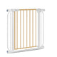 Poarta de siguranta, Lionelo, Truus Slim, Prin presiune, 105 cm, Conform cu standardul europeane de securitate EN1930, Gri/Natur