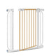 Poarta de siguranta, Lionelo, Truus Slim, Prin presiune, 105 cm, Conform cu standardul europeane de securitate EN1930, Gri/Natur