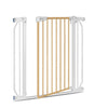 Poarta de siguranta, Lionelo, Truus Slim, Prin presiune, 105 cm, Conform cu standardul europeane de securitate EN1930, Gri/Natur
