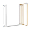 Poarta de siguranta, Lionelo, Truus Slim, Prin presiune, 105 cm, Conform cu standardul europeane de securitate EN1930, Gri/Natur