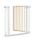 Poarta de siguranta, Lionelo, Truus Slim, Prin presiune, 105 cm, Conform cu standardul europeane de securitate EN1930, Gri/Natur