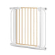 Poarta de siguranta, Lionelo, Truus Slim, Prin presiune, 105 cm, Conform cu standardul europeane de securitate EN1930, Gri/Natur