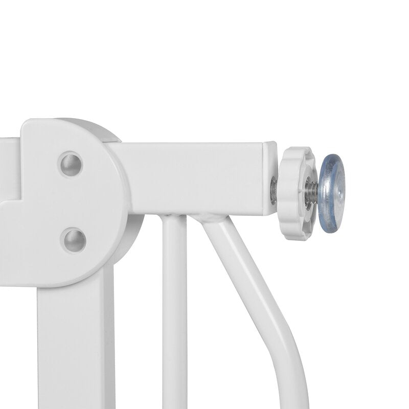 Poarta de siguranta, Lionelo, Truus Slim, Prin presiune, 105 cm, Conform cu standardul europeane de securitate EN1930, Gri/Natur - gogobaby.ro