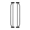 Poarta de siguranta, Lionelo, Truus Slim, Prin presiune, 105 cm, Conform cu standardul europeane de securitate EN1930, Gri/Natur
