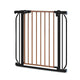 Poarta de siguranta, Lionelo, Truus Slim, Prin presiune, 105 cm, Conform cu standardul europeane de securitate EN1930, Negru/Natur