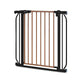 Poarta de siguranta, Lionelo, Truus Slim, Prin presiune, 105 cm, Conform cu standardul europeane de securitate EN1930, Negru/Natur