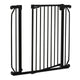 Poarta de siguranta, Lionelo, Truus Slim, Prin presiune, 105 cm, Conform cu standardul europeane de securitate EN1930, Negru Onyx