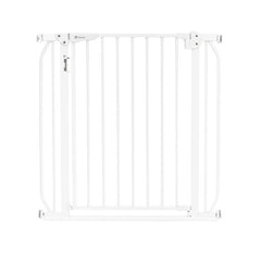 Poarta de siguranta, Lionelo, Truus Slim Led, Prin presiune, Cu lumina Led cu senzor, 105 cm, Conform cu standardul european de securitate EN1930, Alb