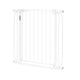 Poarta de siguranta, Lionelo, Truus Slim Led, Prin presiune, Cu lumina Led cu senzor, 105 cm, Conform cu standardul european de securitate EN1930, Alb