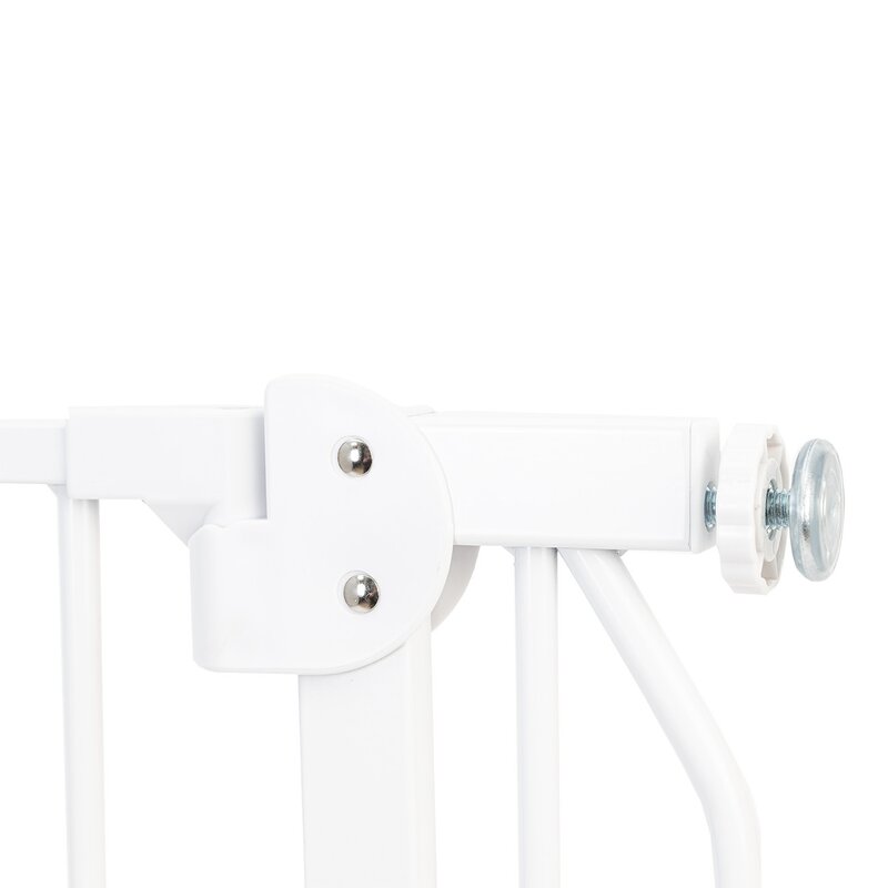 Poarta de siguranta, Lionelo, Truus Slim, Prin presiune, 105 cm, Conform cu standardul europeane de securitate EN1930, Alb - gogobaby.ro