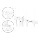 Poarta de siguranta, Lionelo, Truus Slim, Prin presiune, 105 cm, Conform cu standardul europeane de securitate EN1930, Alb