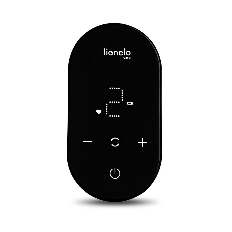 Pompa de san, Lionelo, Fidi Go, Functie de masaj, Autonomie pana la 90 min, Afisaj LED, Cu accesorii, Gri Pal