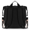 Rucsac impermeabil pentru mamici, Lionelo, Cube, Cu 12 compartimente si salteluta de schimbat, Cu prindere universala de carucior, 36 x 36 x 23 cm, Lovin Negru