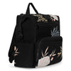 Rucsac impermeabil pentru mamici, Lionelo, Cube, Cu 12 compartimente si salteluta de schimbat, Cu prindere universala de carucior, 36 x 36 x 23 cm, Lovin Negru