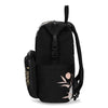 Rucsac impermeabil pentru mamici, Lionelo, Cube, Cu 12 compartimente si salteluta de schimbat, Cu prindere universala de carucior, 36 x 36 x 23 cm, Lovin Negru