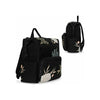 Rucsac impermeabil pentru mamici, Lionelo, Cube, Cu 12 compartimente si salteluta de schimbat, Cu prindere universala de carucior, 36 x 36 x 23 cm, Lovin Negru