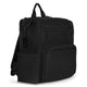 Rucsac impermeabil pentru mamici, Lionelo, Cube, Cu 12 compartimente si salteluta de schimbat, Cu prindere universala de carucior, 36 x 36 x 23 cm, Negru