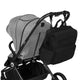 Rucsac impermeabil pentru mamici, Lionelo, Cube, Cu 12 compartimente si salteluta de schimbat, Cu prindere universala de carucior, 36 x 36 x 23 cm, Negru