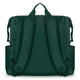 Rucsac impermeabil pentru mamici, Lionelo, Cube, Cu 12 compartimente si salteluta de schimbat, Cu prindere universala de carucior, 36 x 36 x 23 cm, Verde