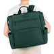 Rucsac impermeabil pentru mamici, Lionelo, Cube, Cu 12 compartimente si salteluta de schimbat, Cu prindere universala de carucior, 36 x 36 x 23 cm, Verde