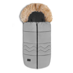 Sac de iarna, Lionelo, Frode, Pentru carucior, 90x45 cm, Impermeabil, Universal, Gri