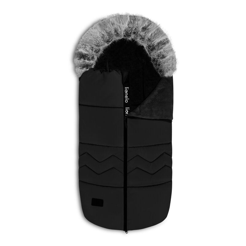Sac de iarna, Lionelo, Frode, Pentru carucior, 90x45 cm, Impermeabil, Universal, Negru - gogobaby.ro