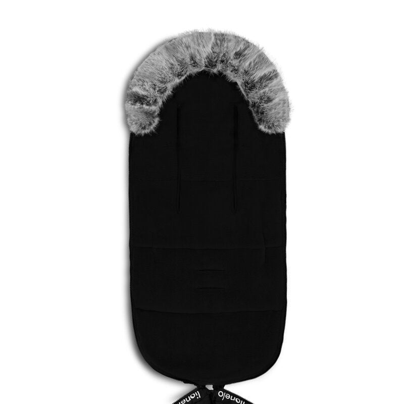 Sac de iarna, Lionelo, Frode, Pentru carucior, 90x45 cm, Impermeabil, Universal, Negru - gogobaby.ro