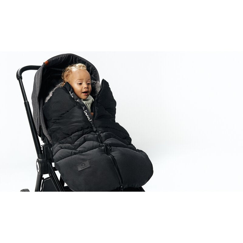 Sac de iarna, Lionelo, Frode, Pentru carucior, 90x45 cm, Impermeabil, Universal, Negru - gogobaby.ro
