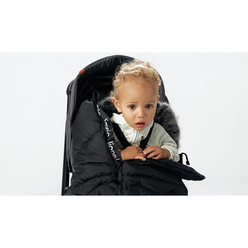 Sac de iarna, Lionelo, Frode, Pentru carucior, 90x45 cm, Impermeabil, Universal, Negru - gogobaby.ro