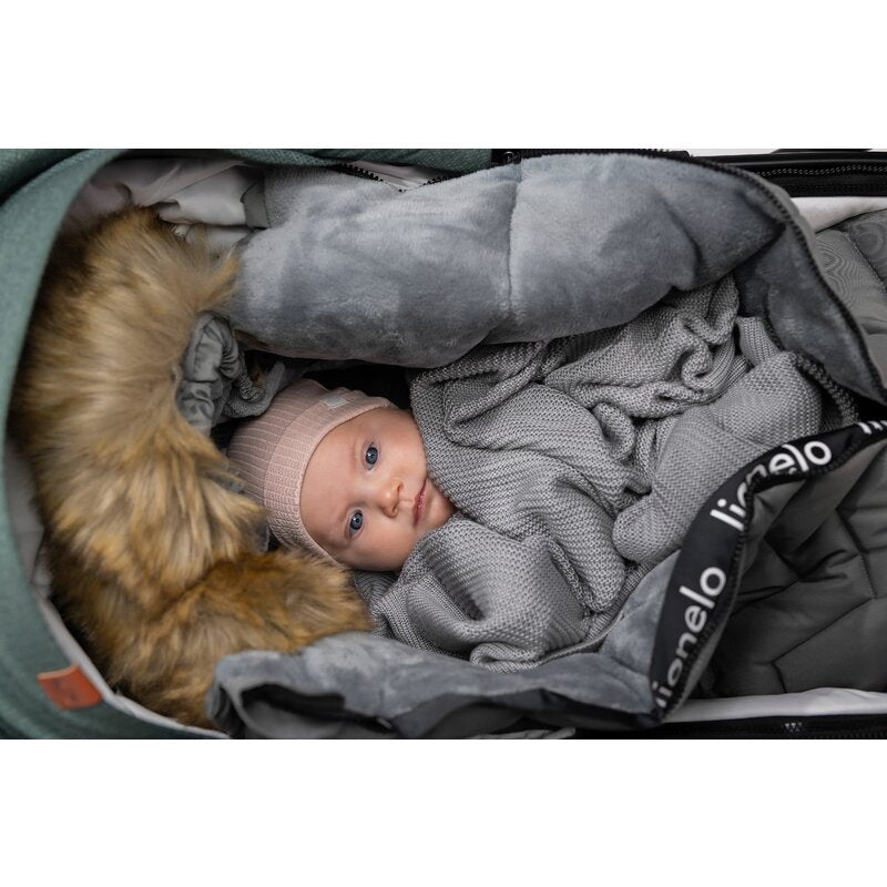 Sac de iarna, Lionelo, Frode, Pentru carucior, 90x45 cm, Impermeabil, Universal, Negru - gogobaby.ro