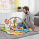 Salteluta interactiva, Lionelo, Anika, Cu jucarii, Oglinda, Perna, Conform cu standardul european de securitate EN71, Multicolor