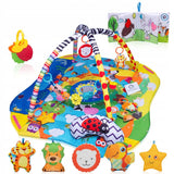 Salteluta interactiva, Lionelo, Anika, Cu jucarii, Oglinda, Perna, Conform cu standardul european de securitate EN71, Multicolor